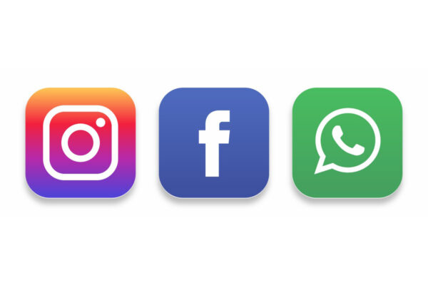 Icone Instagram, Facebook e WhatsApp - Rischio scissione